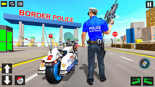 Police Bike Border Patrol Game 1.6 APK + Mod (Unlimited money) for Android