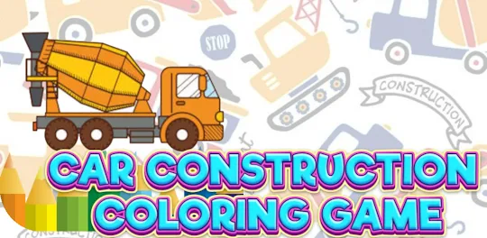 veículos de construção colorir