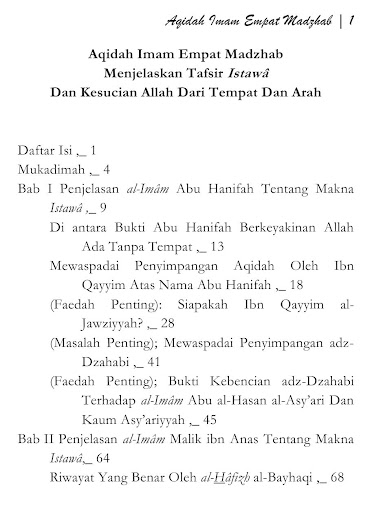 Aqidah Imam Empat Madzhab Screen 2