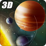 Solar System Live Wallpaper 3D: Screensaver Free icon