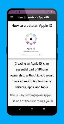 How to create an Apple ID