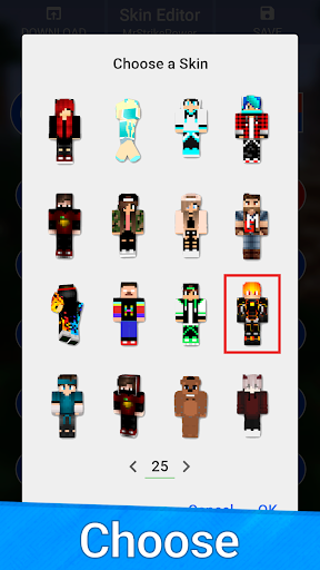 Updated Skin Editor For Minecraft Pe Custom Skin Creator Pc Android App Mod Download 22