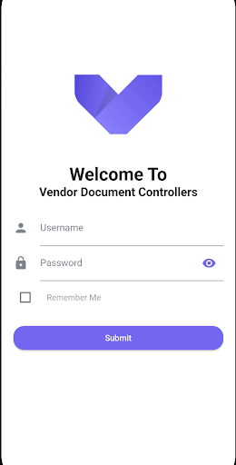 Android application Vendor Document Controllers screenshort