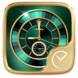 GoldenGreen GO Clock Theme icon
