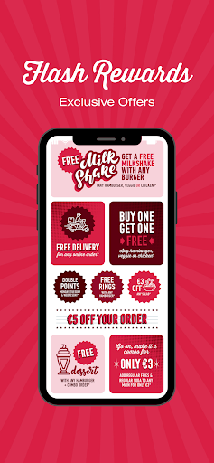 Eddie Rocket’s Rewards App Screen 2