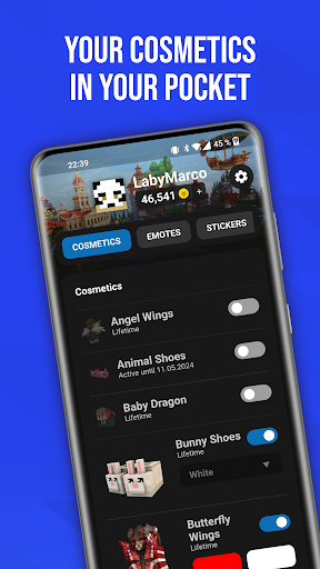 Android application LabyMod screenshort