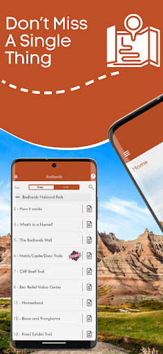 Screenshot of Badlands National Park Tour