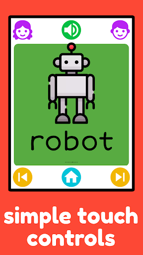 Android application First Words Baby Flashcards+ screenshort