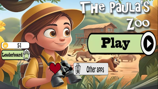 Android application The Paula's Zoo screenshort
