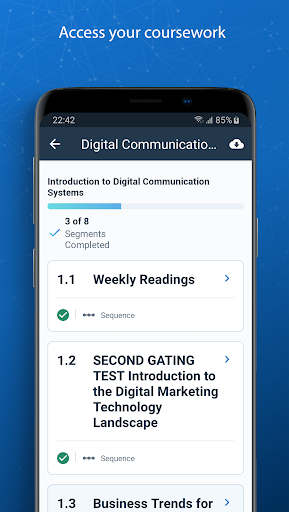 Android application Mobile Campus screenshort