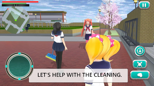 Anime Girl 3D School Simulator Game