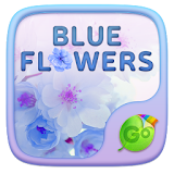 Blue Flowers GO Keyboard Theme icon