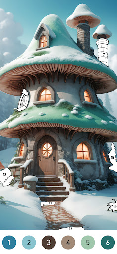Fairytale Color by number game Mod Mở Khóa Tất Cả