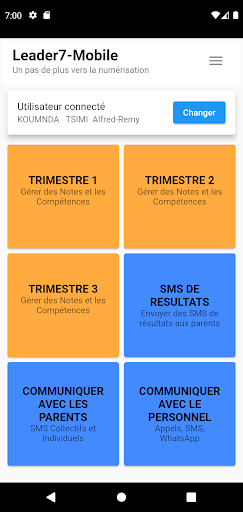 Android application Leader7-Mobile screenshort