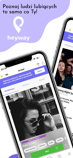Android application Heyway – najlepsze wyjście screenshort