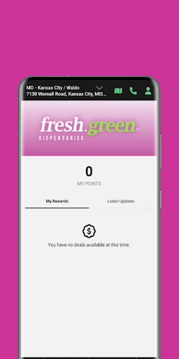 Android application fresh.green screenshort