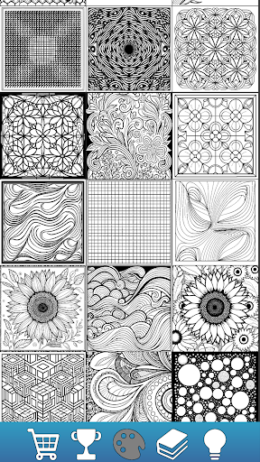 Android application Mandala Pattern Coloring Book screenshort