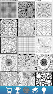 Mandala Pattern Coloring Book
