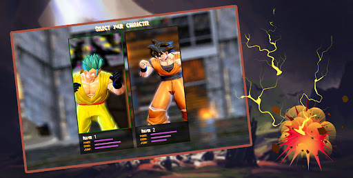 Android application Stickman Dragon Warriors fight screenshort
