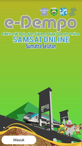 Android application e-Dempo Samsat Sumatera Selata screenshort