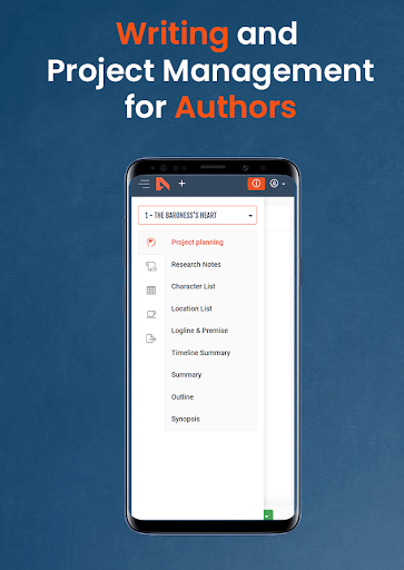 Android application Asengana Writing & Project Man screenshort