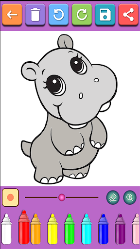 Kawaii Coloring Book Screen 2