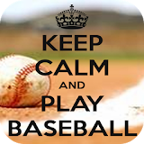 Keep Calm and Play Baseball icon