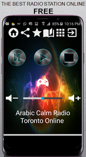 Android application Arabic Calm Radio Toronto Onli screenshort