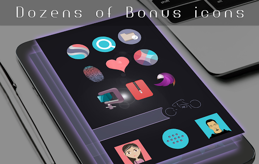 Screenshot of Sinfonia Icon Pack Pure design