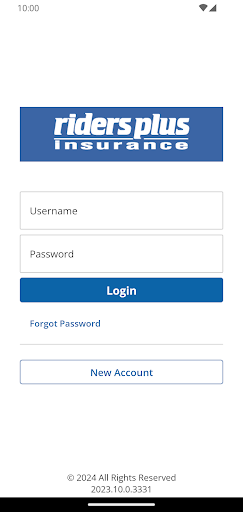 Android application Riders Plus Insurance screenshort