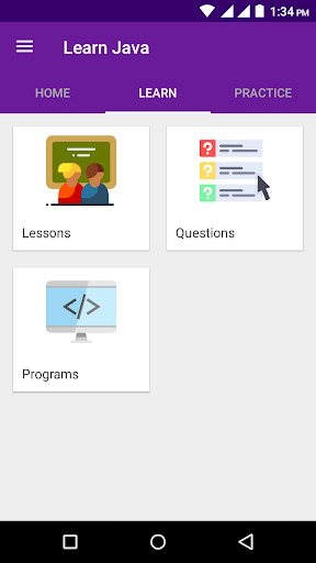 Learn ICSE Java - Read, Practi Screen 3