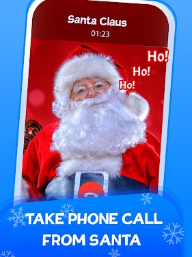 #3. Fake Call Merry Christmas Game (Android) By: Vector M production