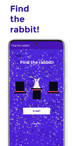 Android application Find the rabbit! game screenshort