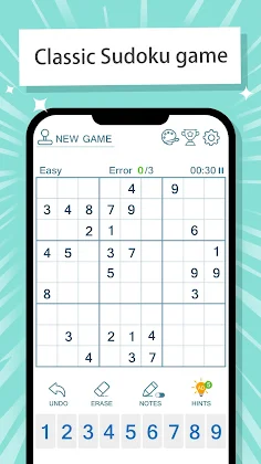 Sudoku - Classic Number Puzzle - Screenshot 1