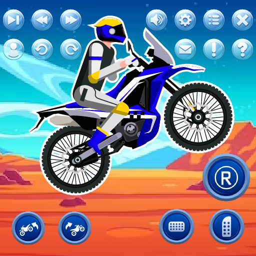 Bike stunts: bike racing games logo