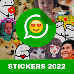 Cover Image of Descargar Stickers para Whatsapp 2021 Memes, Frases y Amor  APK