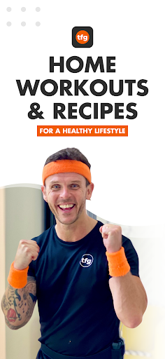 Android application TFG: Home workouts and recipes screenshort
