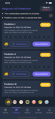 Live 4D Results 4D Predictionsのおすすめ画像1