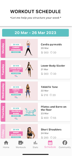 Lets Get Fit Screen 3