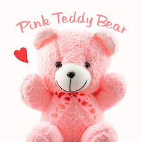 Обои и иконки Pink Teddy Bear