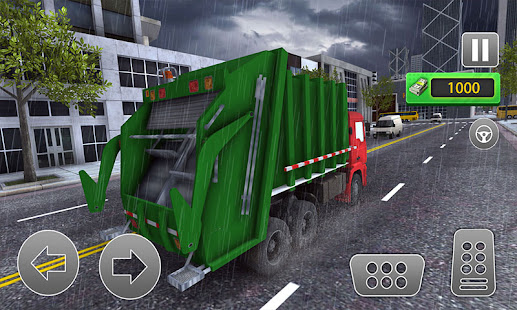 Road Sweeper Garbage Truck Sim apklade screenshots 1
