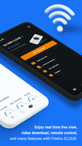 FineVu Cloud & Wi-Fi Screen 2