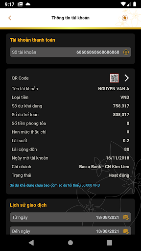 BAC A BANK Mobile Banking Screenshot 4 - AppWisp.com