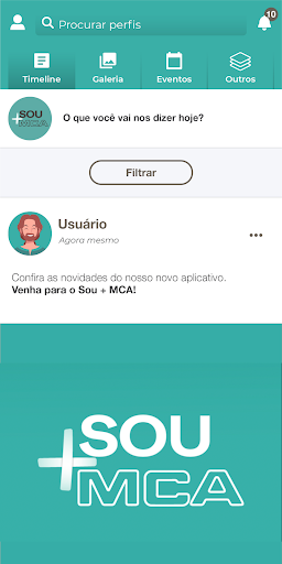 Android application Sou+MCA screenshort