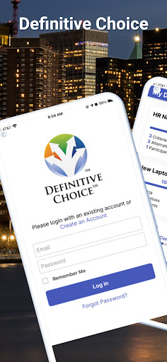 Android application Definitive Choice screenshort