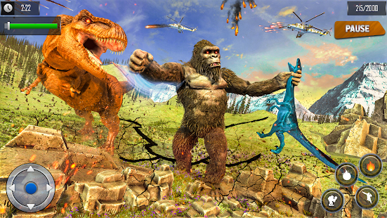 Monster Dino King Kong Games Varies with device APK screenshots 1