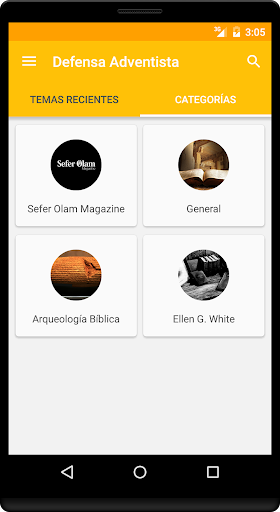 Android application Defensa Adventista screenshort