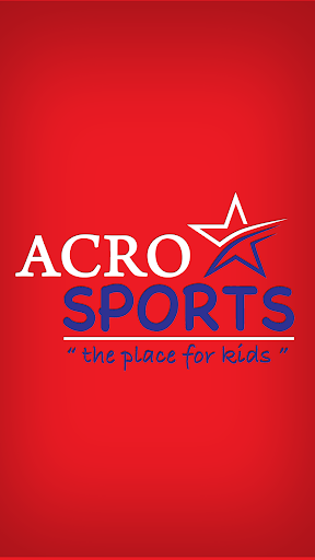 Android application AcroSports Kids Center screenshort