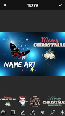 Christmas Card Name Art Makerのおすすめ画像3