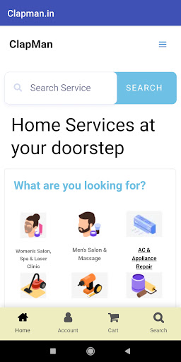 Android application ClapMan screenshort